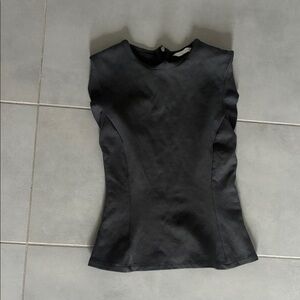 Zara Black Sleeveless Bodysuit